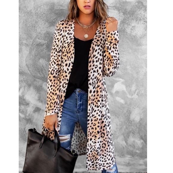 Leopard Print Cardigan